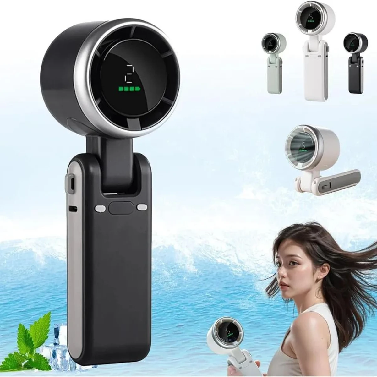 Handheld Portable Turbo Mini Fan (পোর্টেবল হ্যান্ডহেল্ড টার্বো ফ্যান )