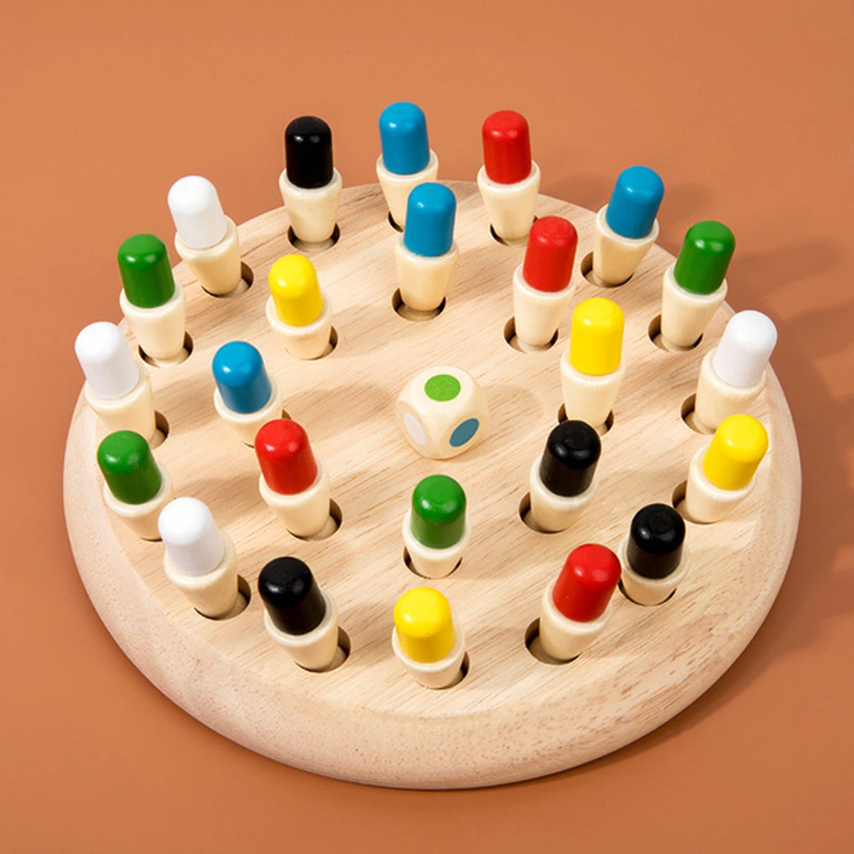 Wooden Peg Board Game