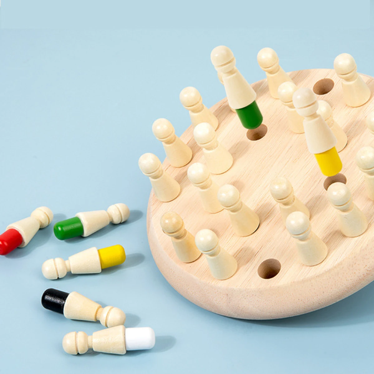 Wooden Peg Board Game