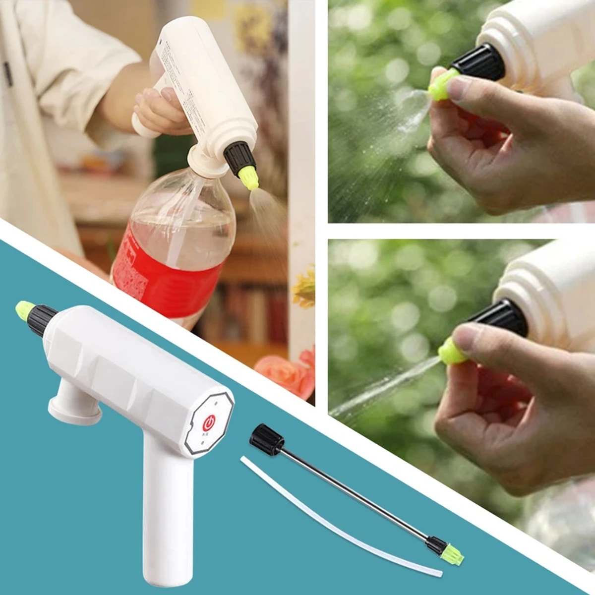 Rechargeable Electric Plant Spray Bottle Watering Can Automatic Watering Fogger USB Sanitizing Sprayer