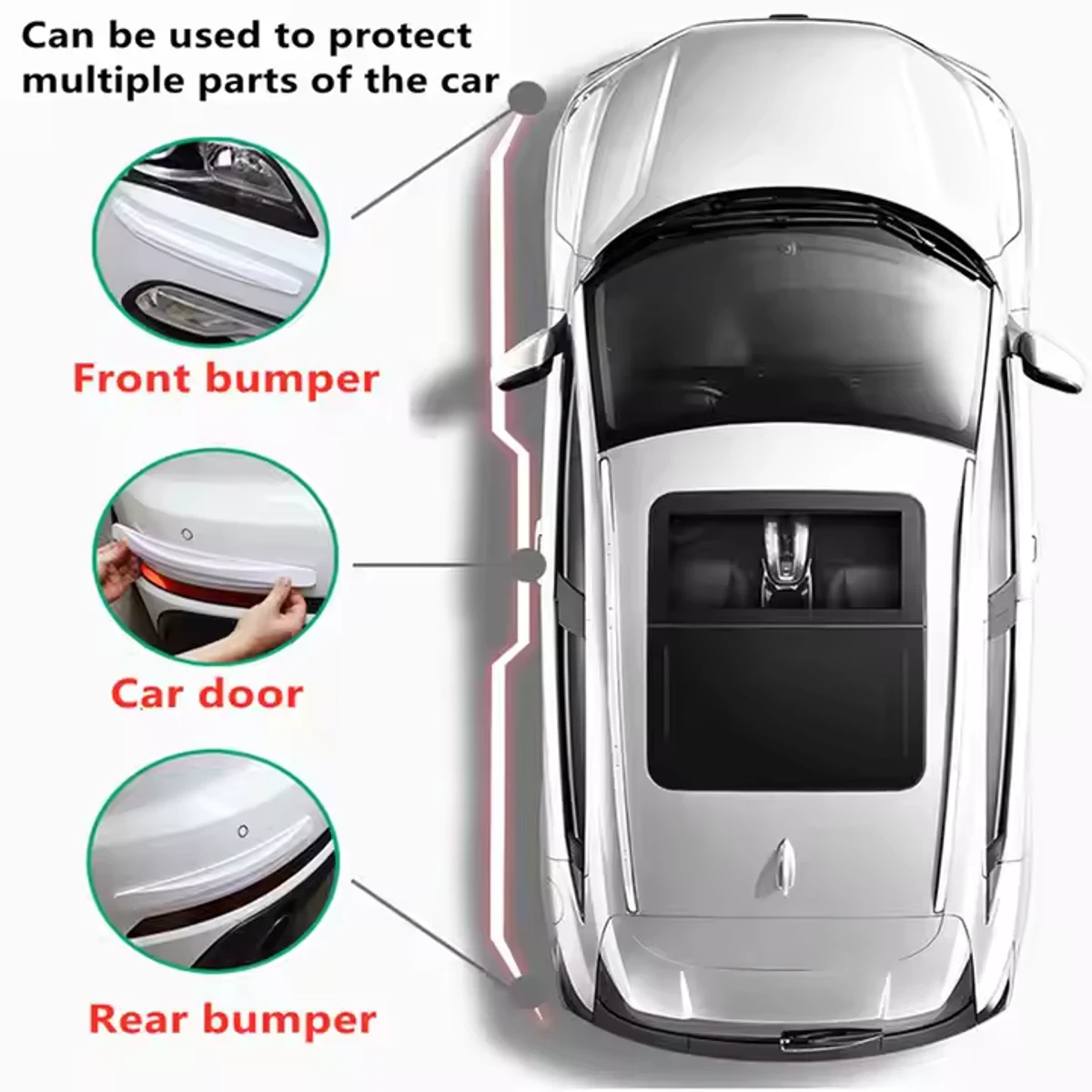 Black Colour Strip(2 Pcs)