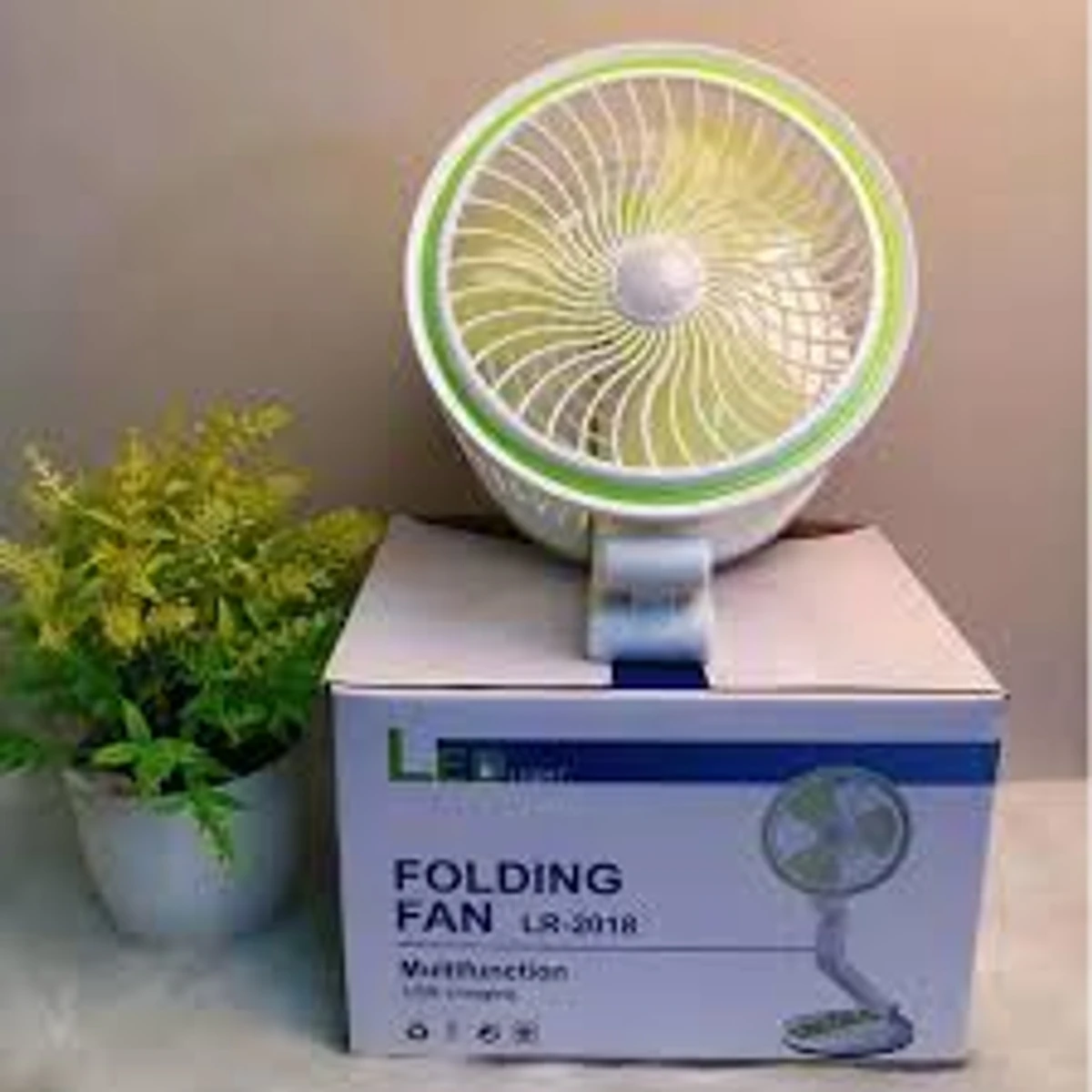 rechargable folding fan