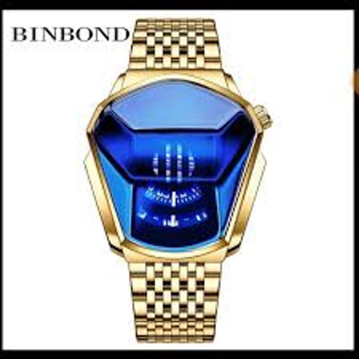 FASHION MEN WATCH CREATIVE DILA GEOMETRIC SHAPE COOL LOCOMOTIVE MEN STAINLESS STEEL STRAP QUARTZ WATCH