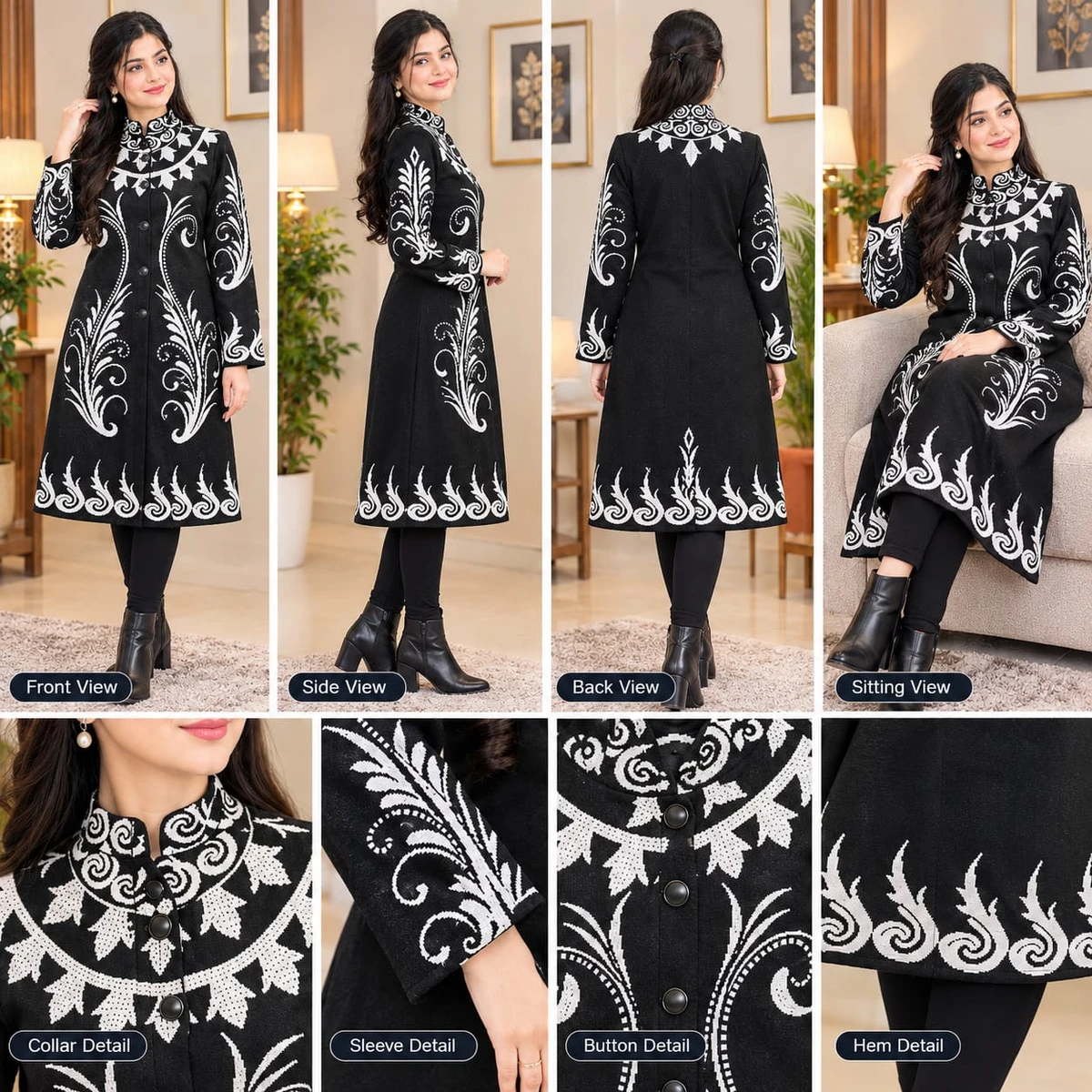 কাশ্মীরি পামপাড়া কোট (COD-303)