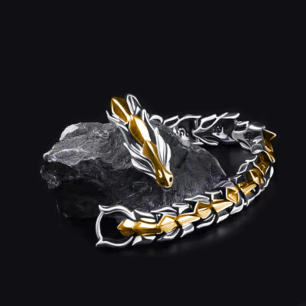 Stainless Steel Dragon Bracelet