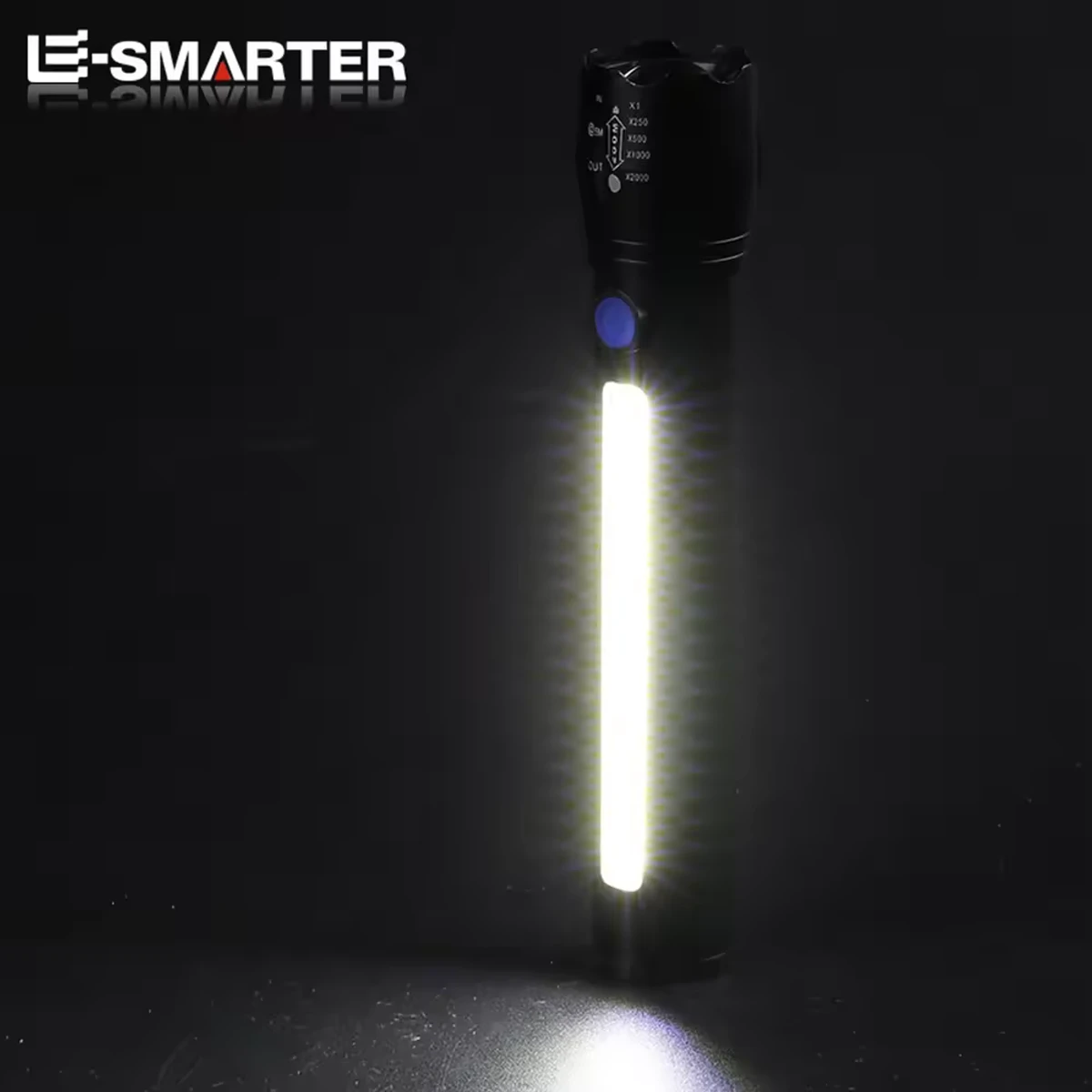 Long Range Powerful Rechargeable  Waterproof Flashlight