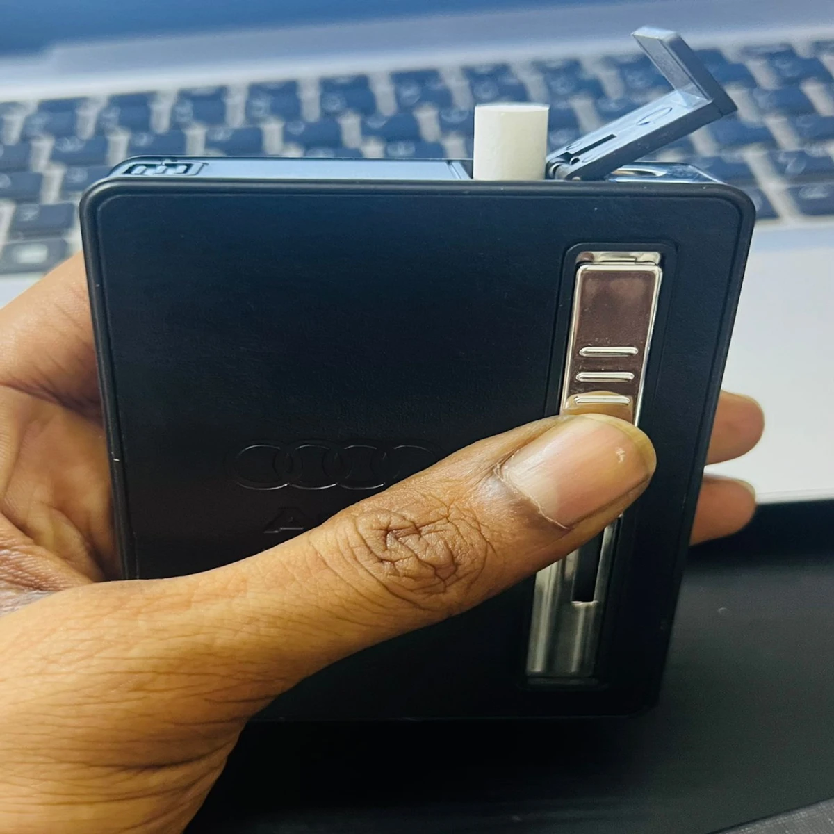 Cigarette Case With Lighter(Black)