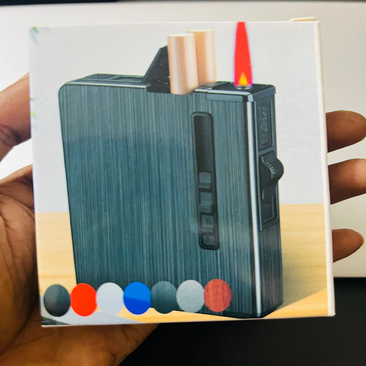 Cigarette Case With Lighter(B&H)