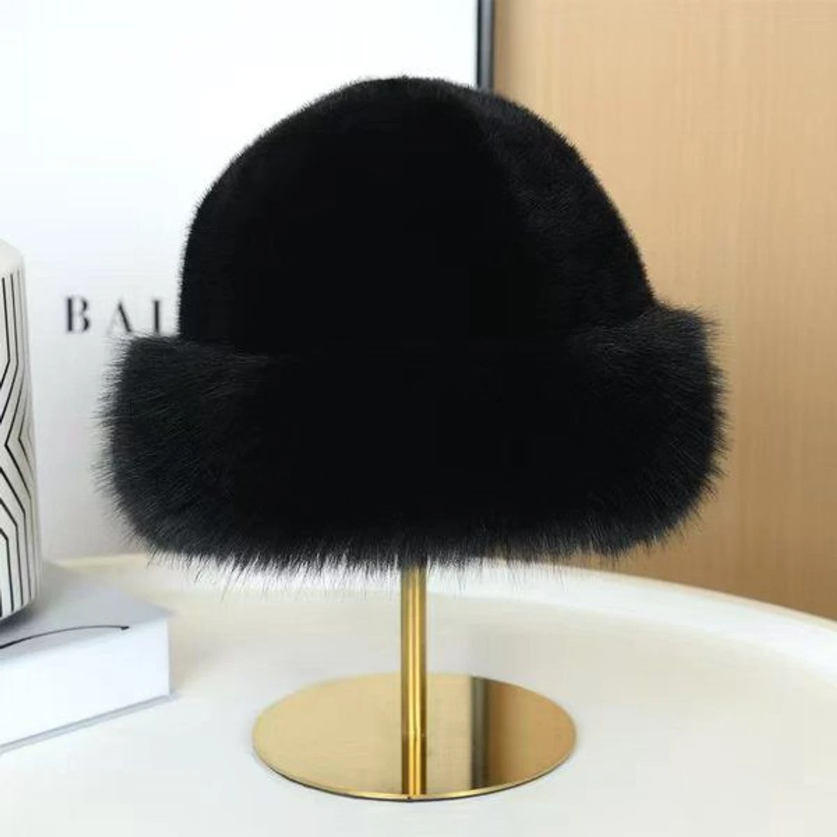 Mongolian Hat for Women(Black)