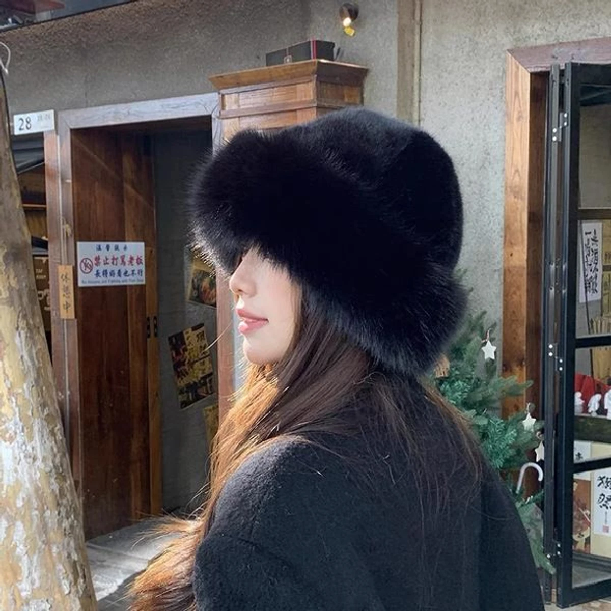 Mongolian Hat for Women(Black)