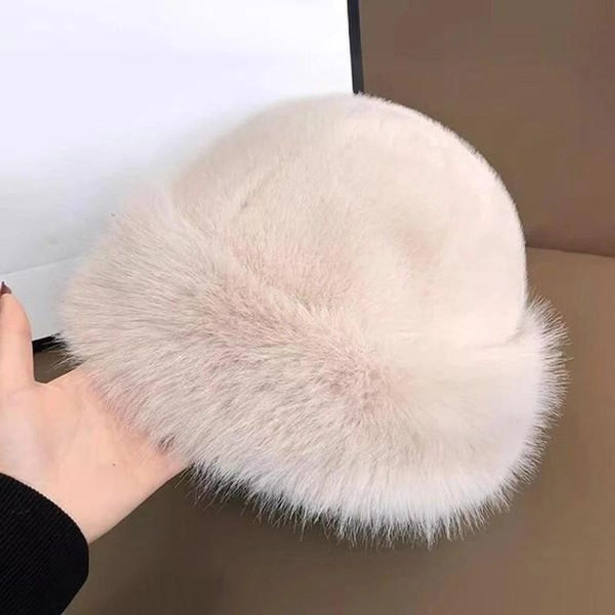 Mongolian Hat for Women(off white)