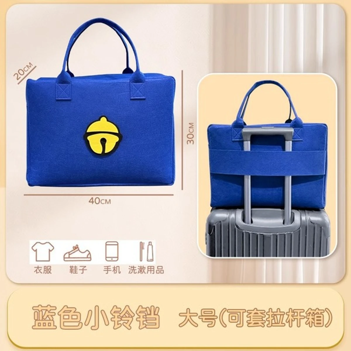 Travel storage bags, suitcases, handbags(Blue)