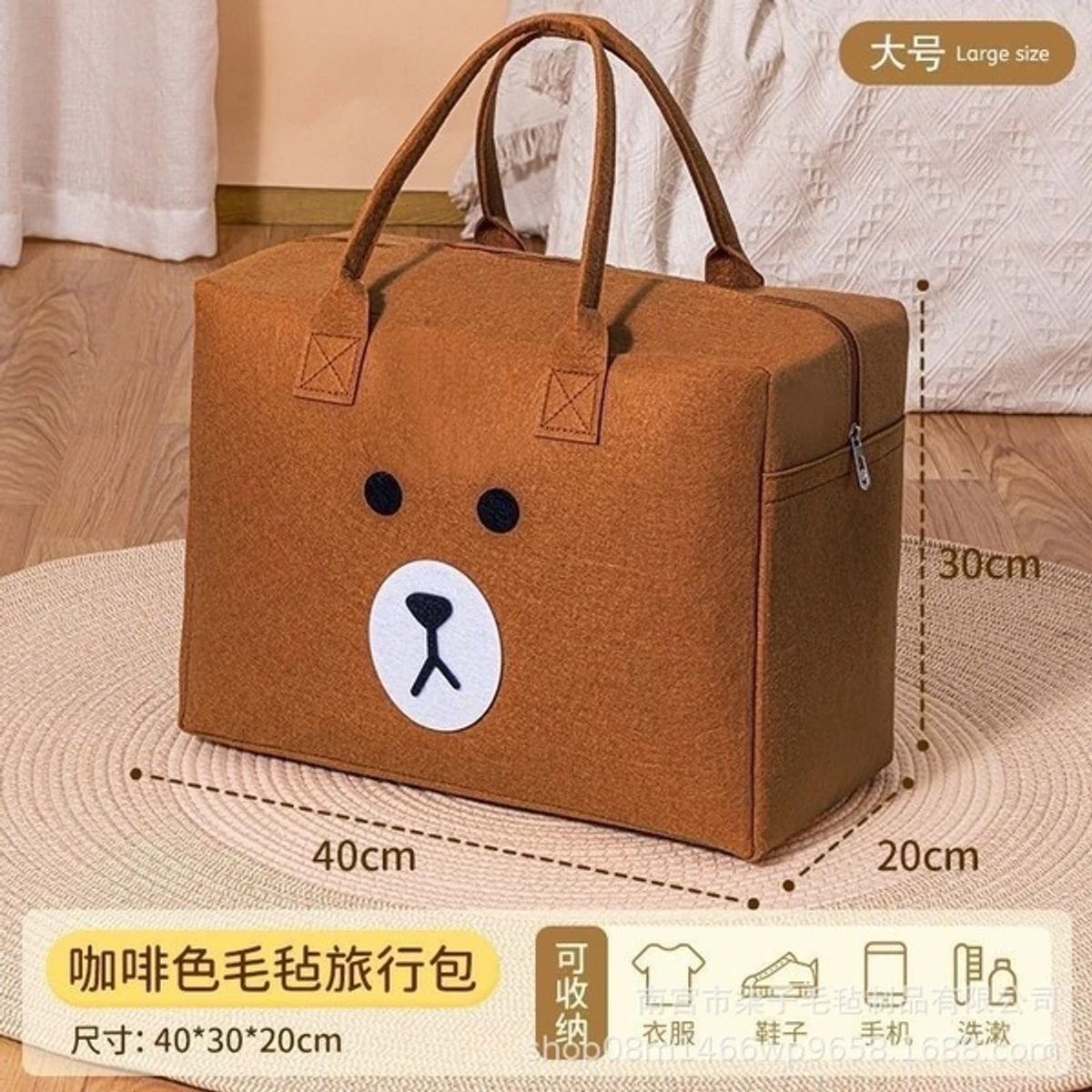 Travel storage bags, suitcases, handbags(coffee)